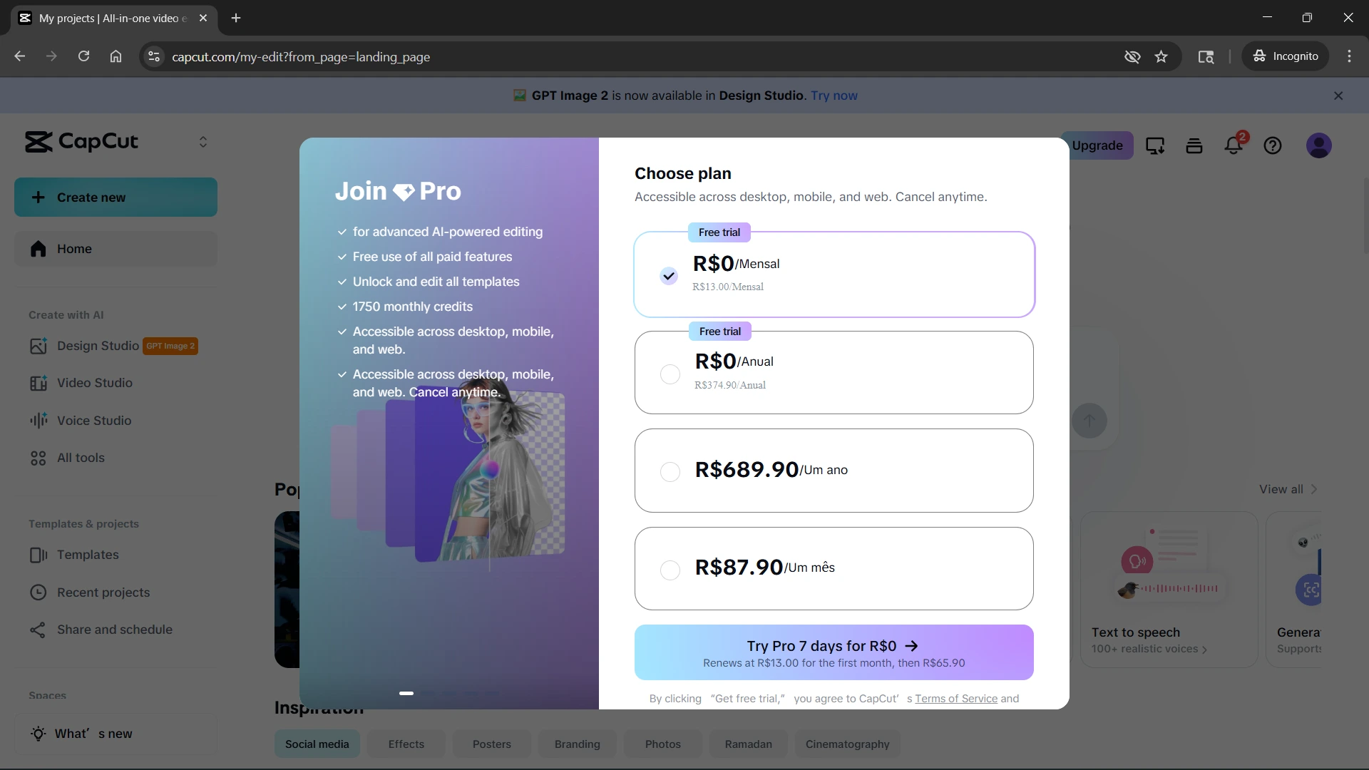 Capcut Pricing: How To Get Pro For $1.65/Mo 3 Capcut Pricing: Brazil